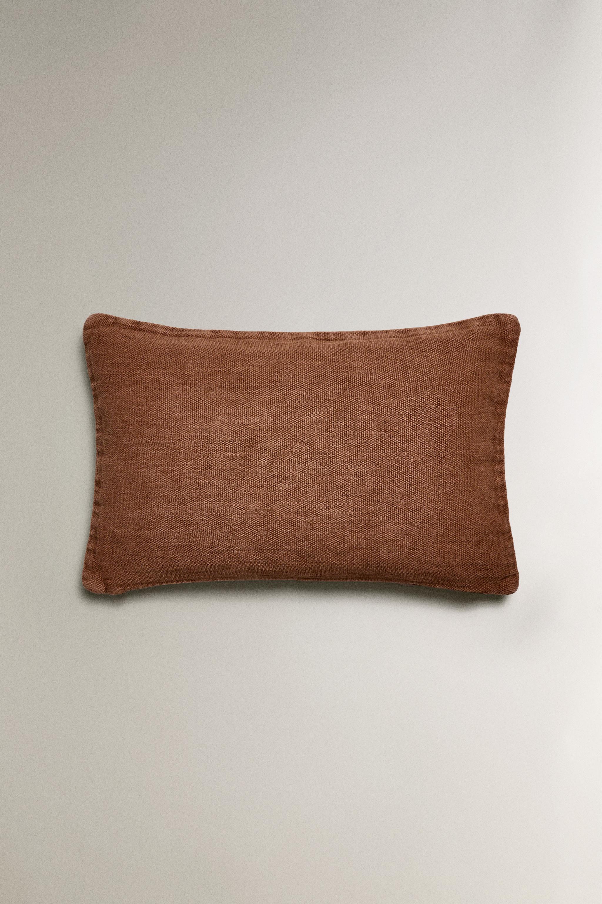 PLAIN THROW PILLOW COVER